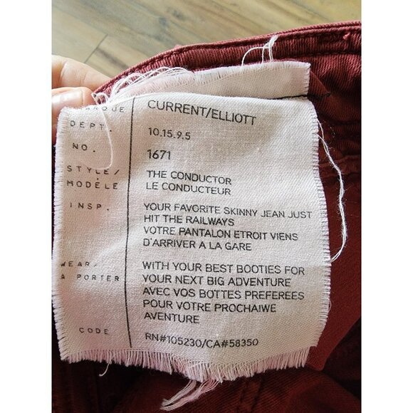 Current/Elliott the Conductor Ankle Jean Retail $238 - Picture 6 of 7